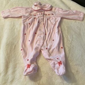 Carter’s Girl Footie Pajamas Size NB